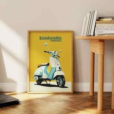 Vintage Lambretta Poster