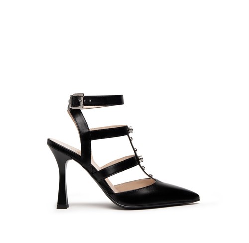 Decollete nappa nero - decollete, tacco