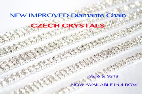 Metri strass catena - strass/strass,