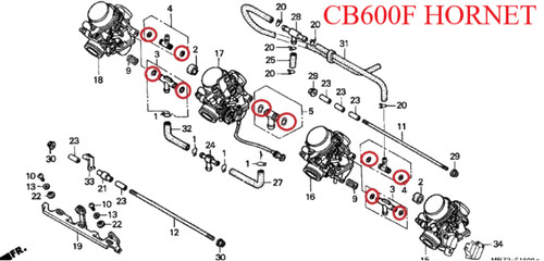 Kit oring nbr - nbr,