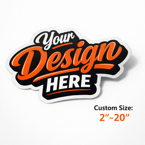 Custom logo stickers vinyl die - custom,