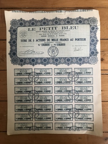 Petit bleu - le,