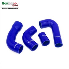 Tubo intercooler silicone blu