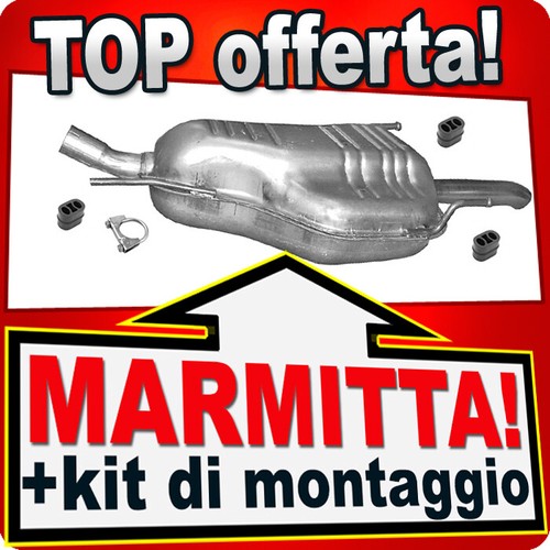 Silenziatore posteriore per - silenziatore,