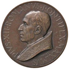 MD6_55) Medaglia Pio XII