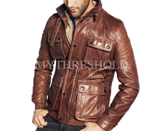 Giacca uomo biker vintage