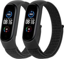 2 Pezzi Cinturini per Xiaomi Mi Band 6/Mi Band 5/Mi Band 4/Mi Band 3/Amazfit Ban