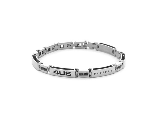 Bracciale uomo acciaio 316l - bracciale,