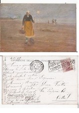 STORIA POSTALE CARTOLINA ESPOSIZIONE DELLE TRE VENEZIE 1927 FP