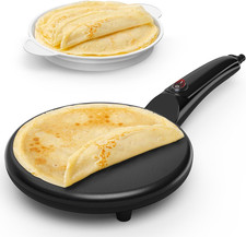Crepiera Elettrica Con Manico, Crêpes Maker Antiaderente, Piastra Crepes Macchin