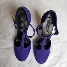 PRIMADONNA Scarpe con tacco scamosciate viola taglia 37 EU