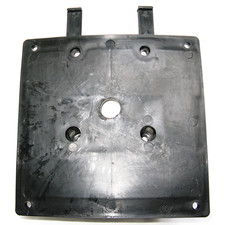 Porta Targa rialzato nero per