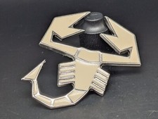 FIAT ABARTH LOGO SCORPIONE 60MM SIGLA EMBLEMA FREGIO STEMMA SCRITTA BADGE TARGA