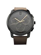 Orologio Uomo Movado Bold Quadrante Nero Cinturino Pelle - 3600719
