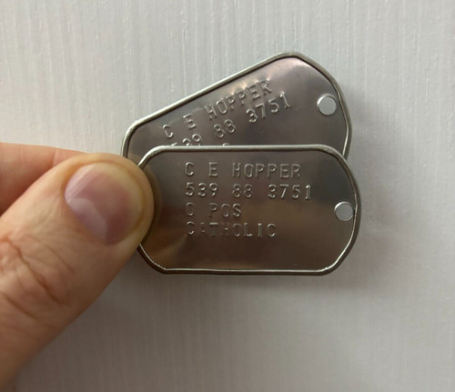 Jim hopper military plate set - jim,