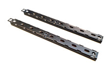 Cremagliera Componibile mm.250x20x8 per Reggimensola Vetro Legno Nero Pz.2 MA.CO