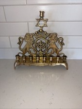 Menorah vintage in ottone