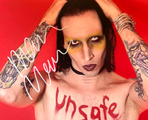 Marilyn manson firmato - manson,