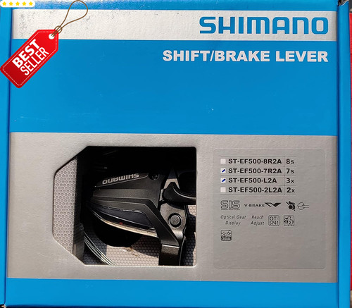 Set leve cambio freno ef500 - leve,