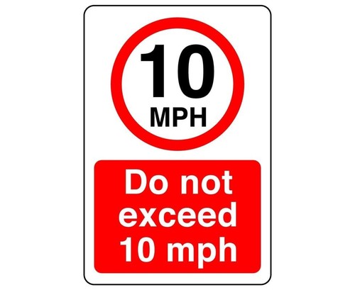 10mph non superare 10mph