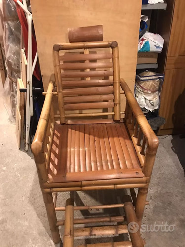Sedia per barbiere bamboo - per,