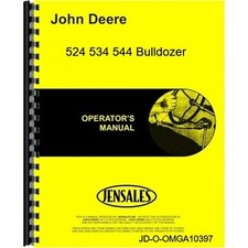 John Deere 524 534 544 Bulldozer Manuale Operatore Proprietario OMGA10397
