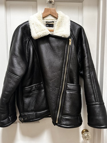 Giacca aviatore zara nera - zara,