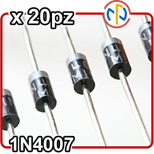 20x 1n4007 diodo - 1n4007,