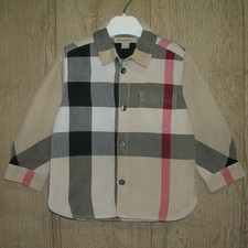 Camicia Burberry ragazzo beige