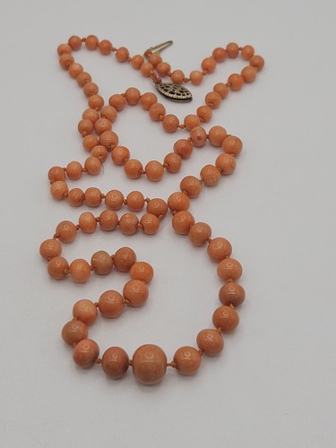 Collana lunga vintage - , corallo