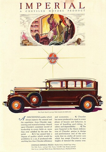 Pubblicita 1929 auto lusso - 1929,