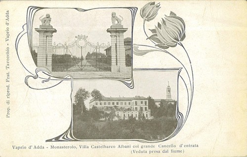 Cartolina ill vaprio adda - ill., d'adda