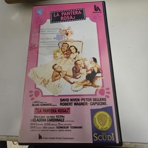 Vhs rara pantera rosa - vhs, "la