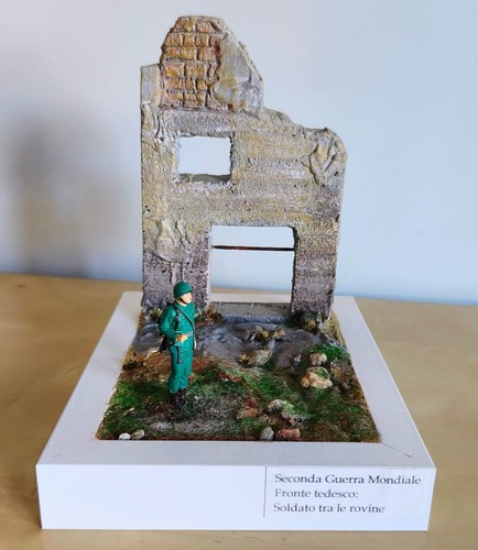 Diorama artigianale storico - diorama,