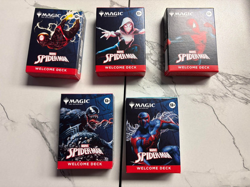 Mtg spider man welcome decks - welcome,