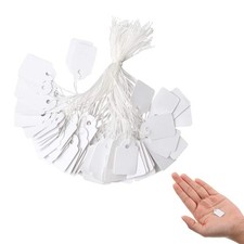 500 Pcs Cartellini del Prezzo,Etichette Prezzi di Carta con Stringa Gioielli 