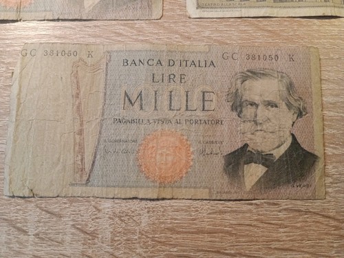1000 lire giuseppe verdi tipo - lire,