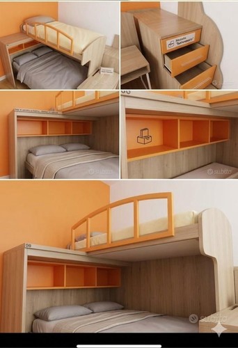 Letto castello usato - letto, come