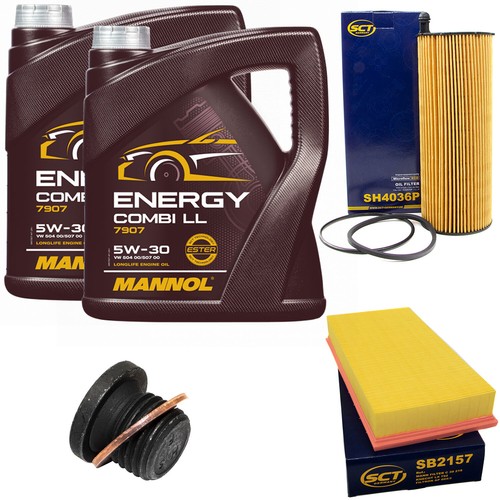Kit filtri olio - 5w-30, 8