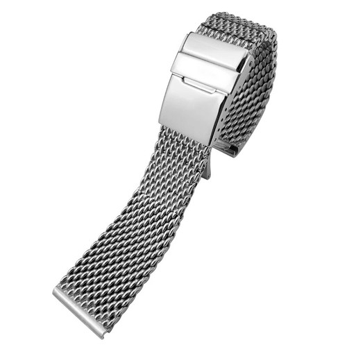 Bracciale cinturino argento