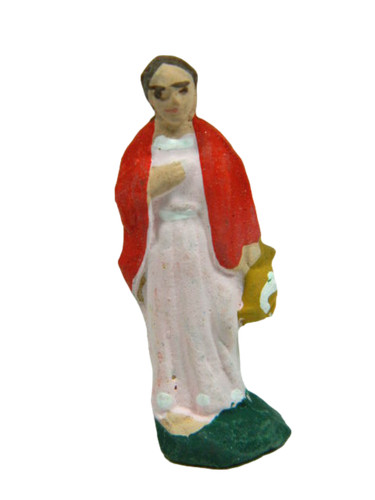Donna con brocca terracotta - donna,