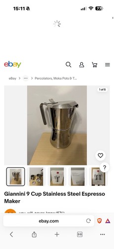 Giannini moka pot 532 9 - pot,