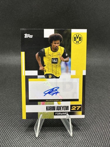 Karim adeyemi auto topps - auto,