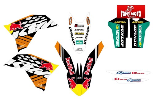 Kit adesivi grafiche moto - grafiche, ktm