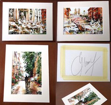 Stupendi 3 Dipinti a Olio Roma