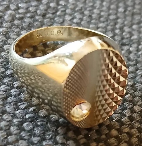 Anello uomo placcato oro - anello, da