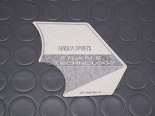 APRILIA ADESIVI ORIGINALI AF1 125 SINTESI FUTURA ADVANCED FRAME TECHNOLOGY #3