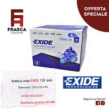 BATTERIA MOTO SCOOTER 12V 4AH