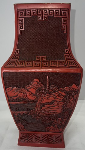 Grande vaso rosso vintage