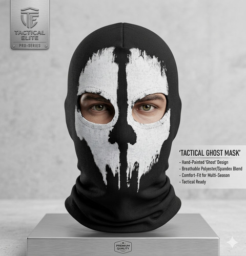 Ghost skull full face - skull,